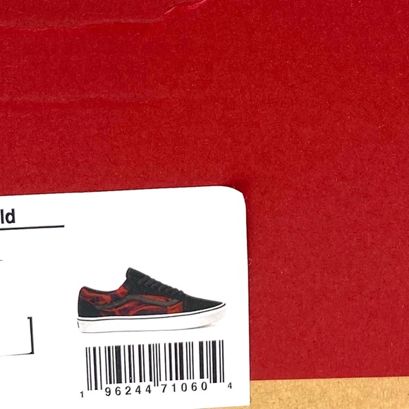 VANS Old Skool ComfyCush Low Black Red Men Suede Canvas Size Sneaker VN0A5DYCY09 - Picture 9 of 10